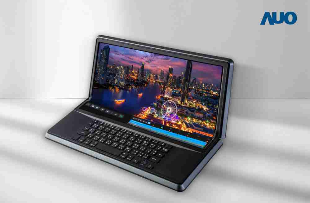 尊龙z614.6吋Micro LED折迭显示屏幕，，，搭配半径4mm的弯折绞炼，，，以及高画素、、、、高亮度、、、、高对比度的显示技术特点，，，即便在大视角下仍保有绝佳色相与亮度